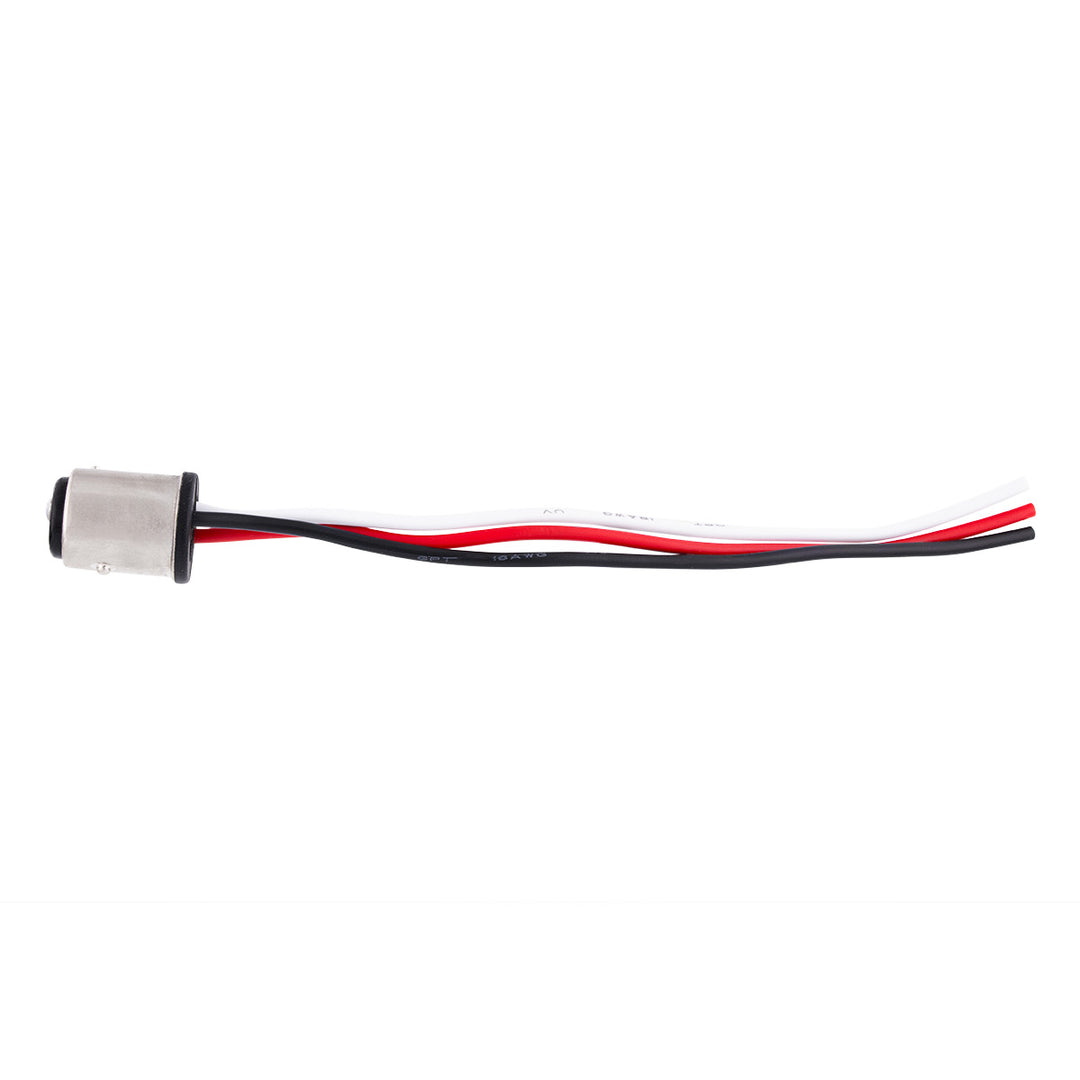 1157 Double Contact Stlye 3-Wire Tail Light Socket Adapter (10 Pcs) - View 4