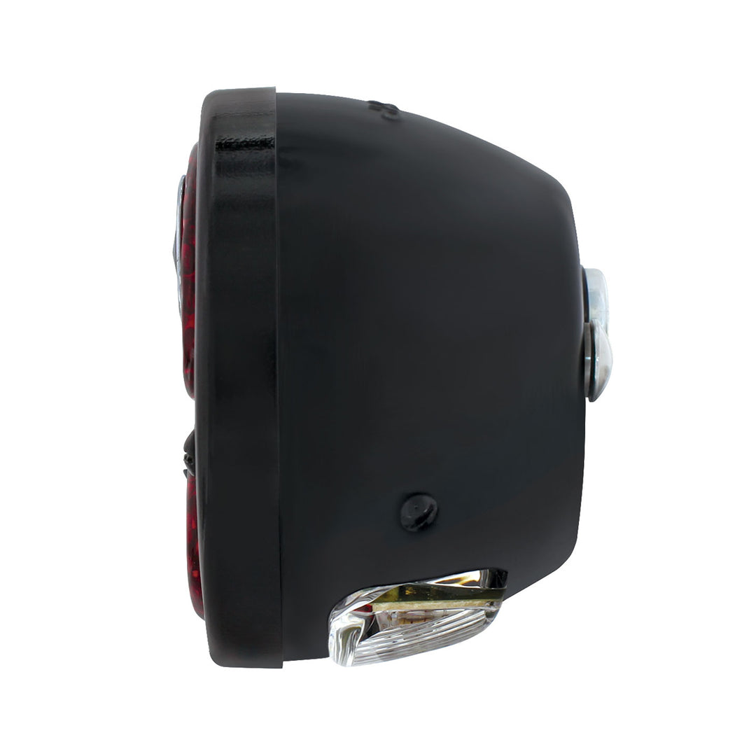 LED 12V Tail Light Assembly With Black Housing &amp; Blue Dot For 1928-31 Model A - L/H - View 3