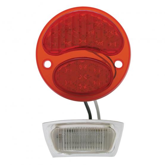 19 LED 12V Tail Light With 4 LED License Plate Light For 1928-31 Ford Model A - L/H - View 1