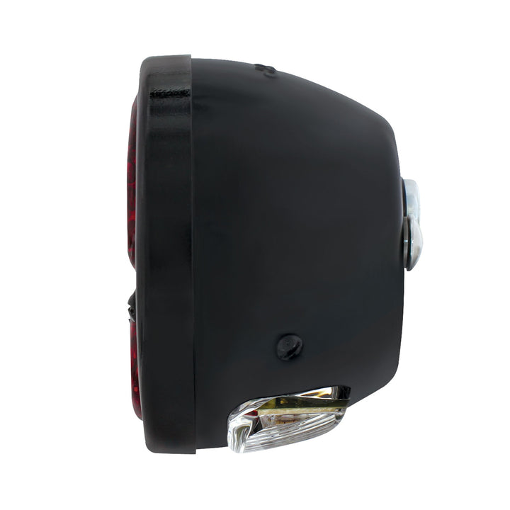 19 LED 12V Tail Light Assembly With 4 LED LP Light, Black Housing, &amp; Rim For 1928-31 Ford Model A - L/H - View 2