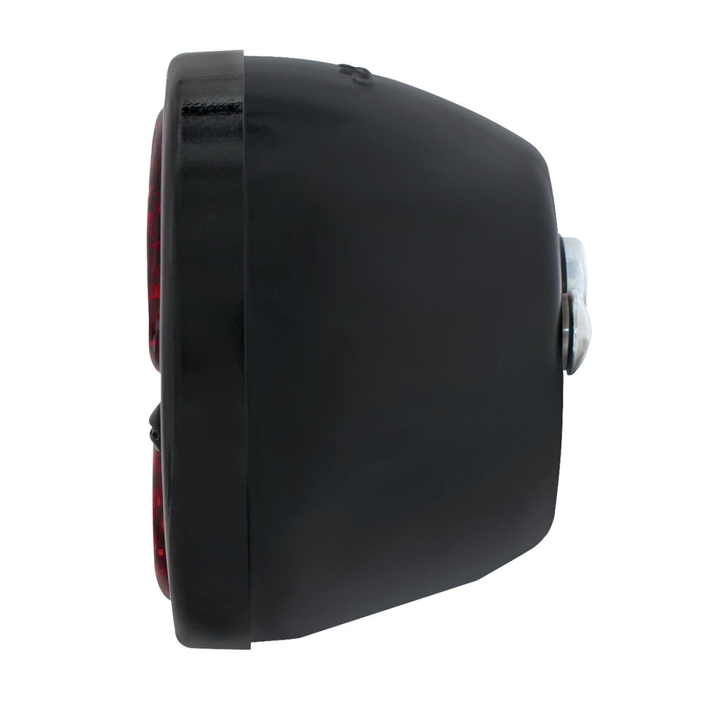 19 LED 12V Tail Light Assembly With Black Housing & Black Rim For 1928-31 Ford Model A - R/H - View 2