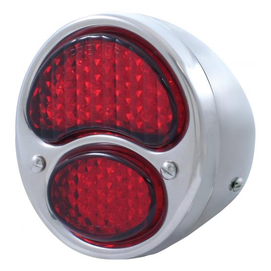 19 LED 6V Tail Light Assembly With SS Housing For 1928-31 Ford Model A - R/H - View 1