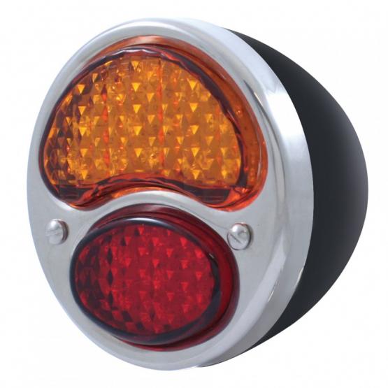 19 LED 6V Tail Light Assembly With Black Housing For 1928-31 Ford Model A - R/H - View 1