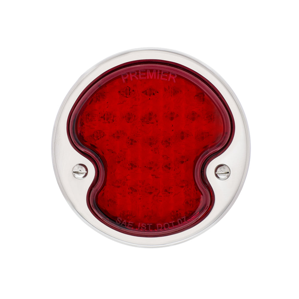 17 LED 12V Tail Light With 4 LED License Plate Light Assembly With SS Housing For 1932 Ford Car/Truck - L/H - View 2