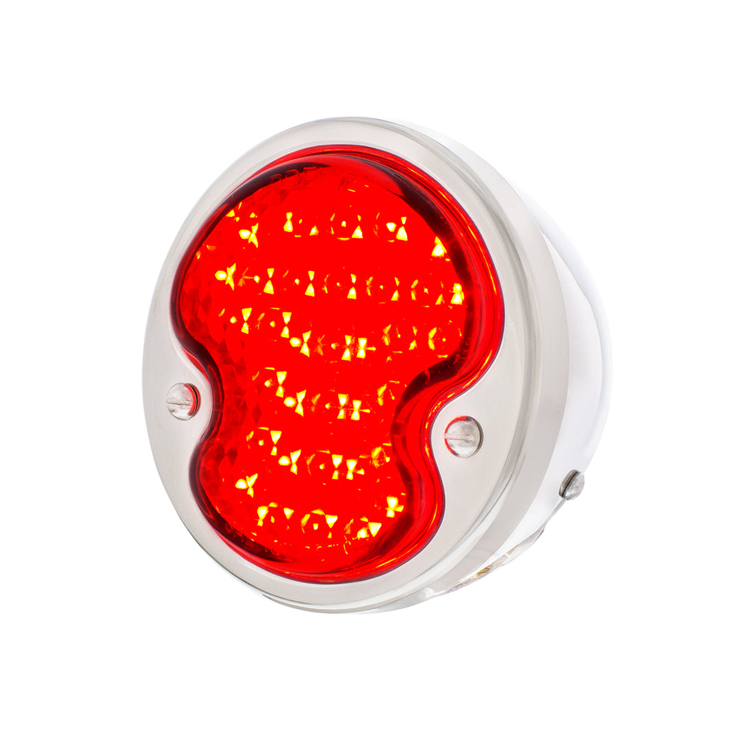 17 LED 12V Tail Light With 4 LED License Plate Light Assembly With SS Housing For 1932 Ford Car/Truck - L/H - View 3