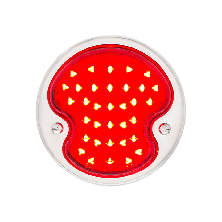 17 LED 12V Tail Light Assembly With SS Housing For 1932 Ford Car/Truck - R/H - View 1