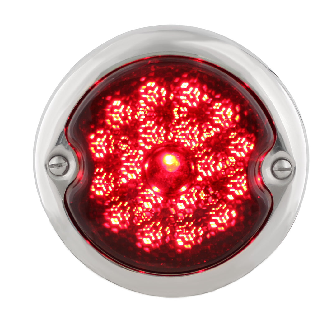 19 LED Tail Light Assembly With 5 LED License Plate Light Black Housing For 1933-1936 Ford Car/Truck - L/H - View 2
