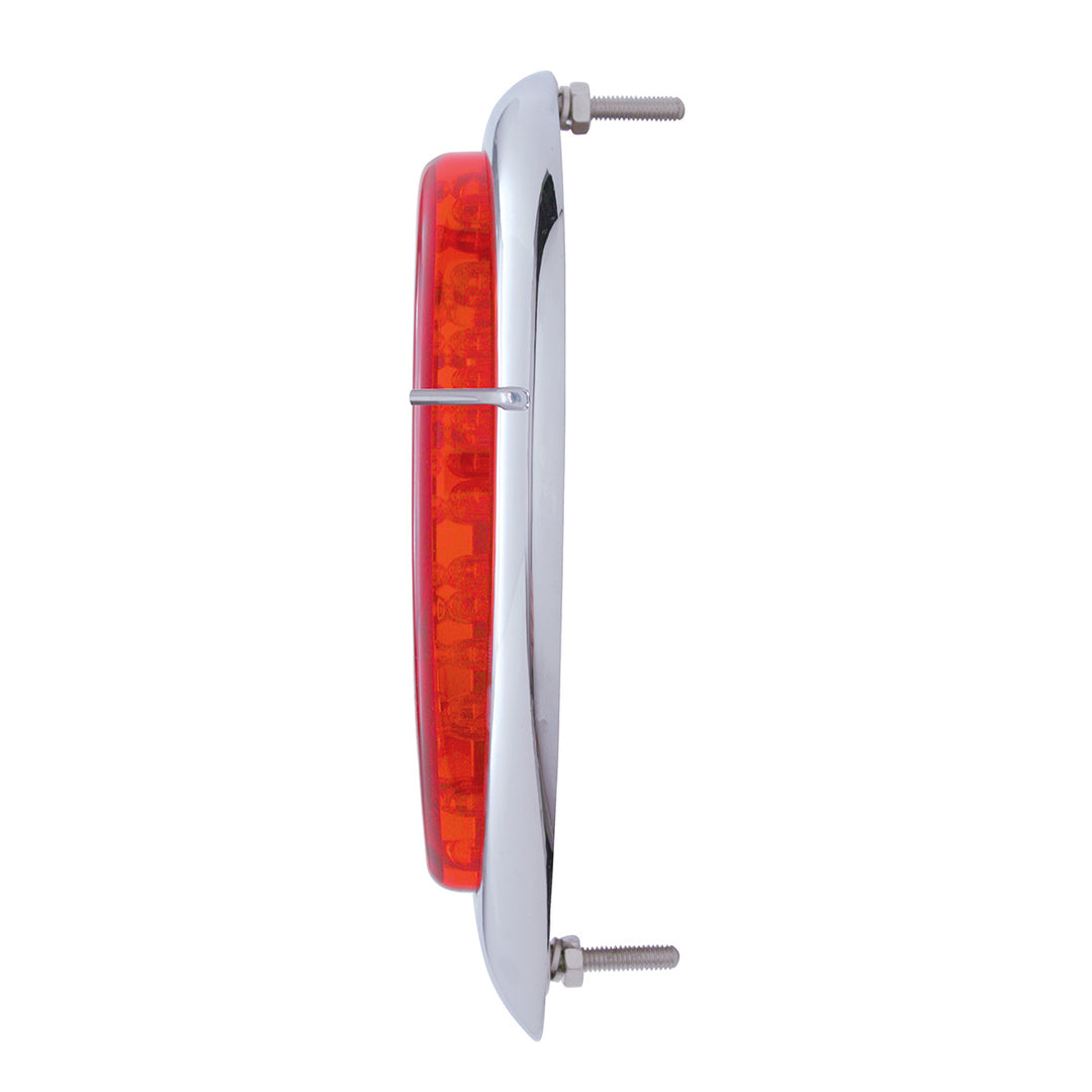51 LED Tail Light With Flush Mount "Baby Zephyr" Style Bezel For 1938-39 Ford Car - View 3