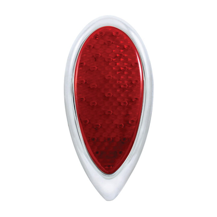 23 LED Tail Light With Chrome Flush Mount Bezel For 1938-39 Ford Car-Red Lens - View 2