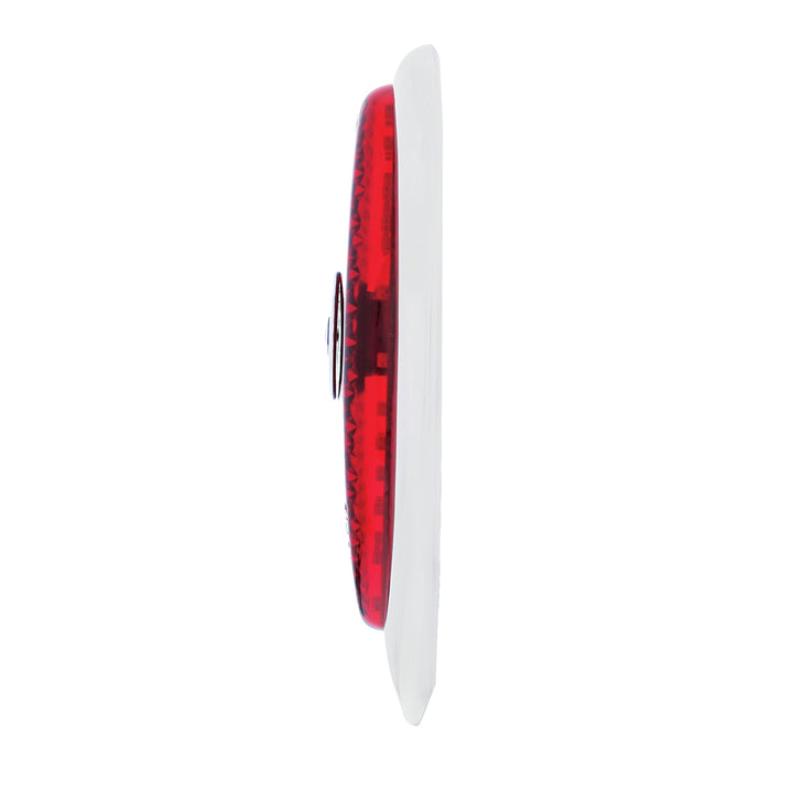 23 LED Tail Light With Chrome Flush Mount Bezel For 1938-39 Ford Car-Red Lens With Blue Dot - View 4