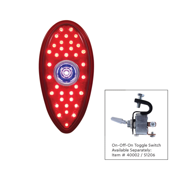 36 LED Tail Light With Blue Dot For 1938-39 Ford Car - View 5