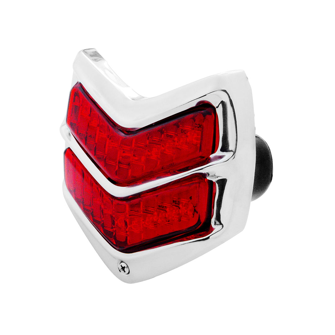 20 LED Tail Light Assembly With Black Housing &amp; SS Bezel For 1940 Ford Car - View 1