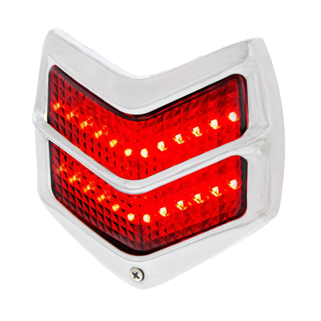 24 LED Tail Light Assembly With Black Housing &amp; Stainless Steel Rim For 1940 Ford Car - View 3