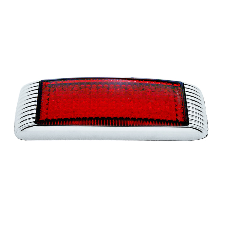 21 LED 1941 Ford Car Stye Tail Light With Chrome Bezel And Flush Mounting Pad - View 2