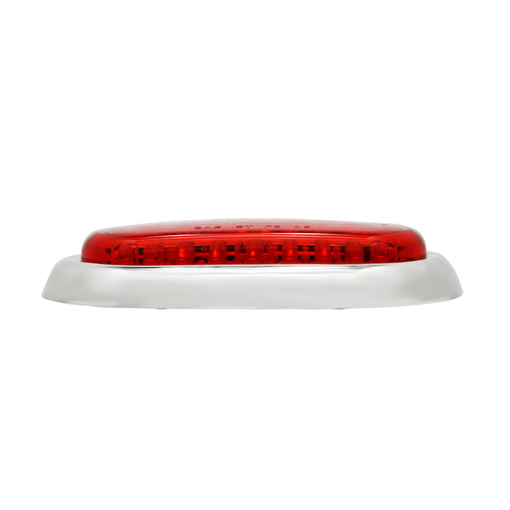 40 LED Chrome Flush Mount Tail Light For 1942-48 Ford Car, Red Lens - View 4