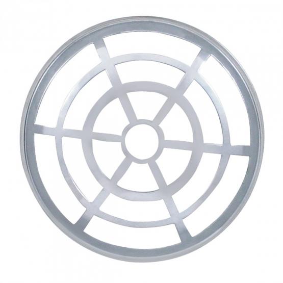 Chrome 1950 Pontiac Style Tail Light Lens Spider Overlay - View 1
