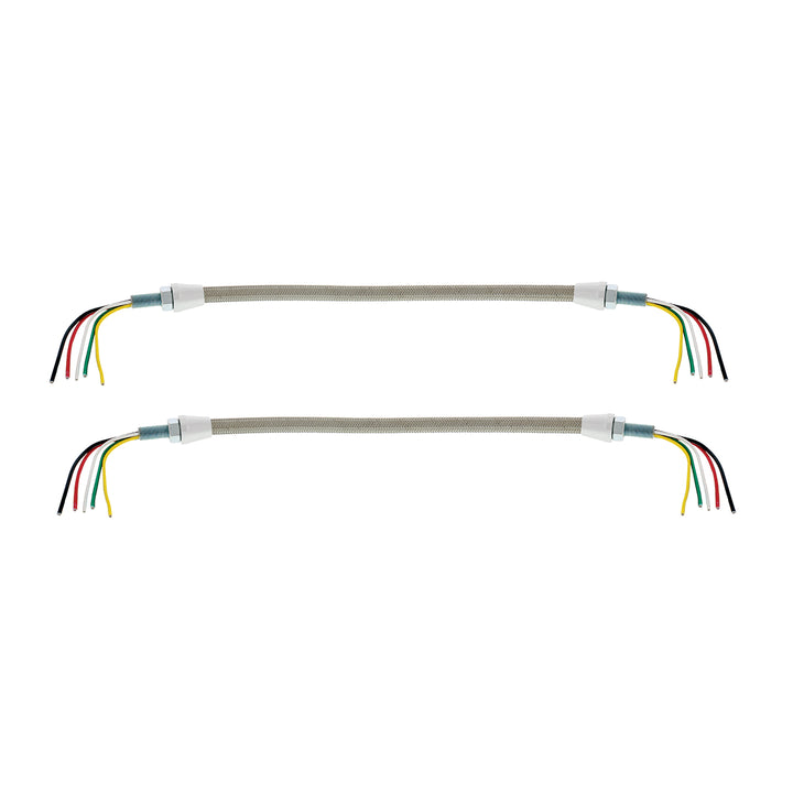 12-3/4" Braided SS Headlight Conduit With 5 Wires For 1928-1932 Ford Car/Truck (Pair) - View 1