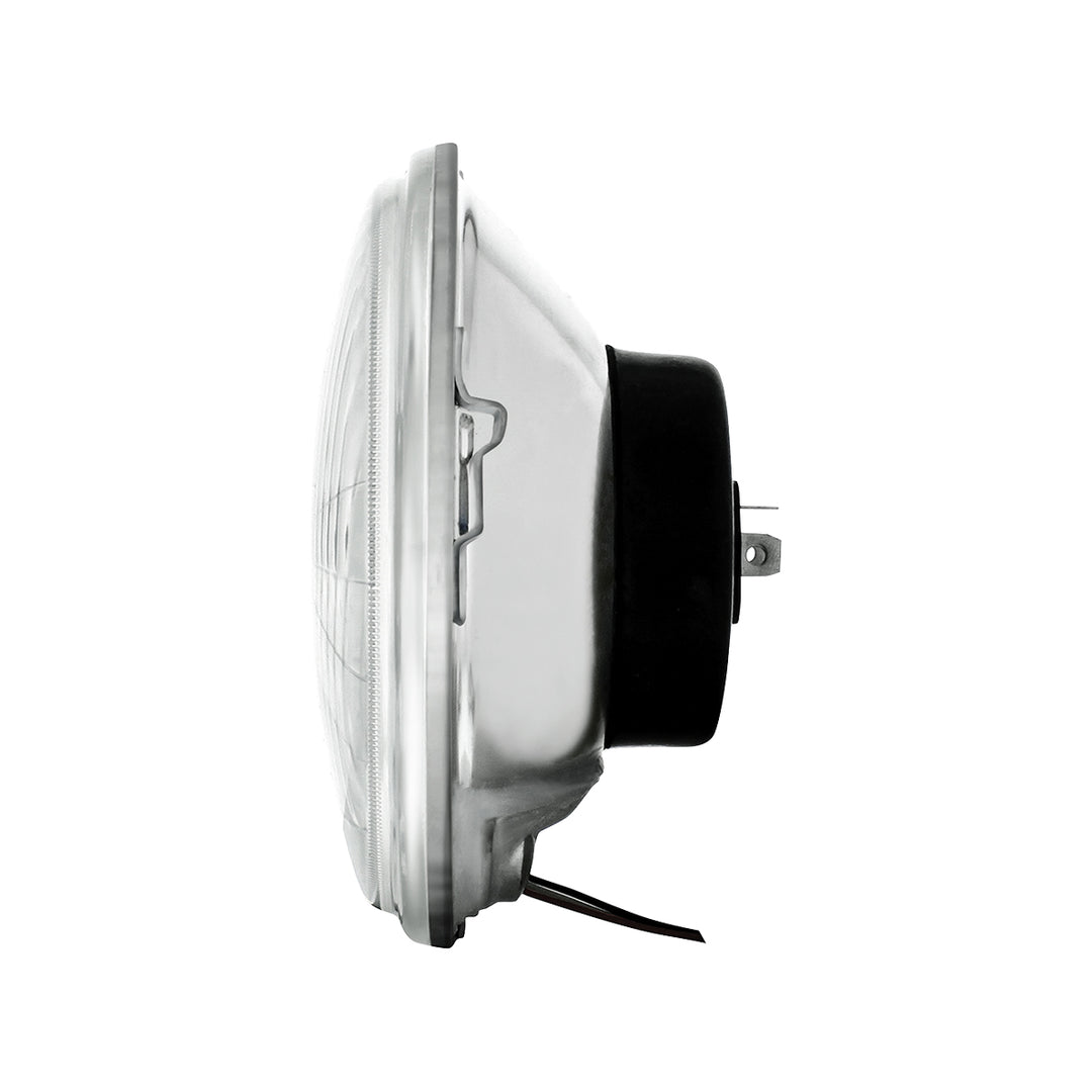 5-3/4" Crystal Halogen Headlight With 5 LED Position Lights - View 5