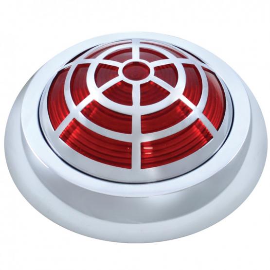 41 LED 1950 Pontiac Style Tail Light With Spider Web Style Bezel - View 2
