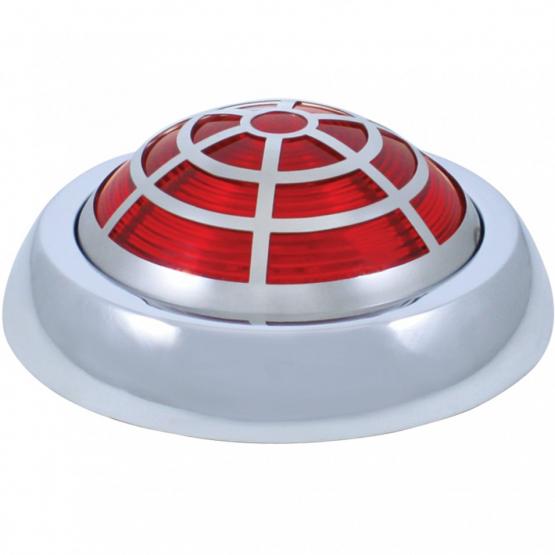 41 LED 1950 Pontiac Style Tail Light With Spider Web Style Bezel - View 3