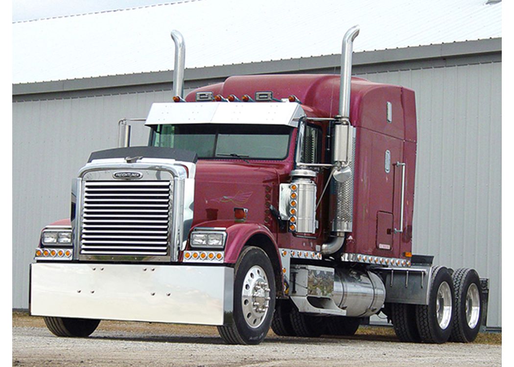 304 Stainless Steel Premium Bumper - Freightliner Classic And Cabover (-2003) (304)