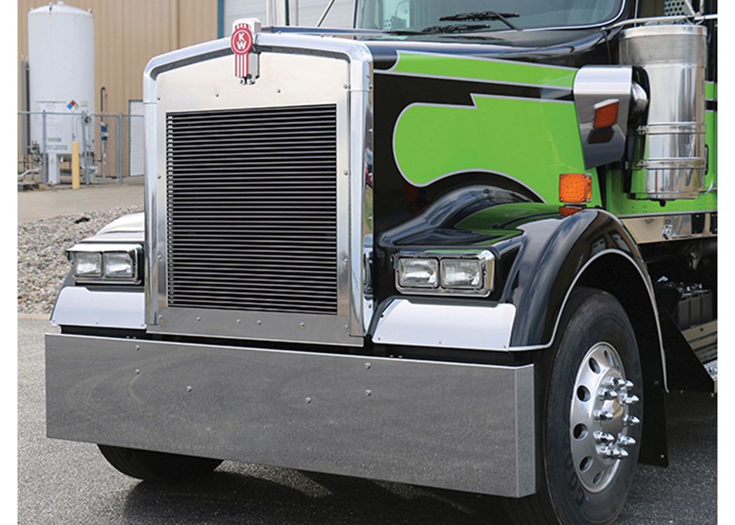 Stainless Steel Premium Bumper - Kenworth W900L, And W900B (2010 And Earlier)