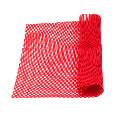 PLAIN JERSEY MESH WARNING FLAG - RED