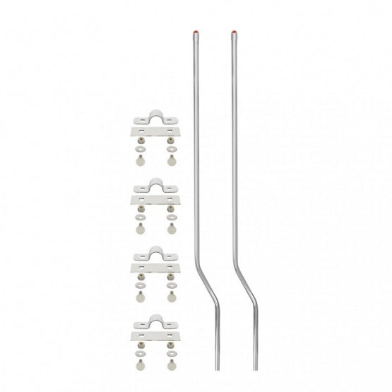 Stainless Steel Bumper Guide – Amber (Pair) | Semi Truck