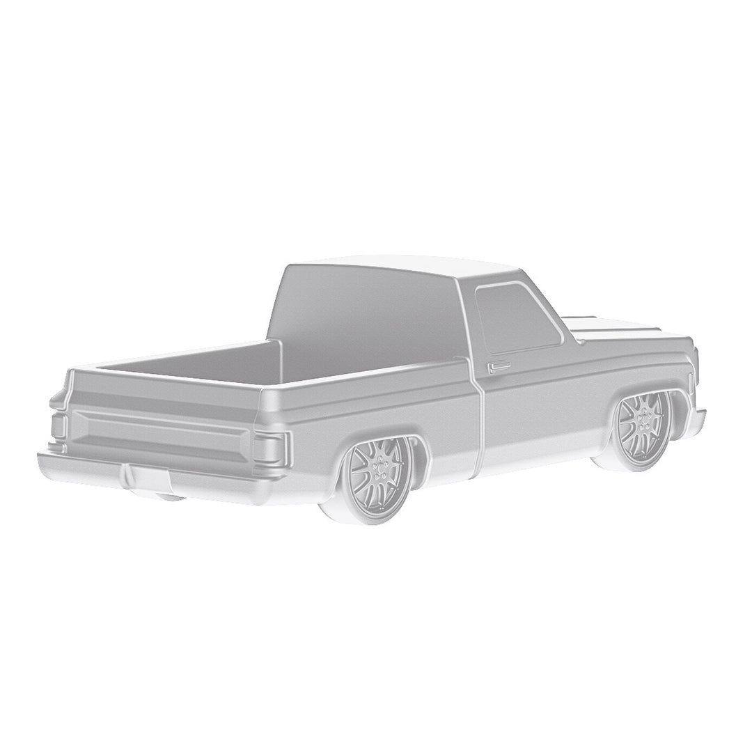 Solid Die-Cast 1973-1987 Chevrolet Truck Style Paper Weight-Pearl White | Semi Truck