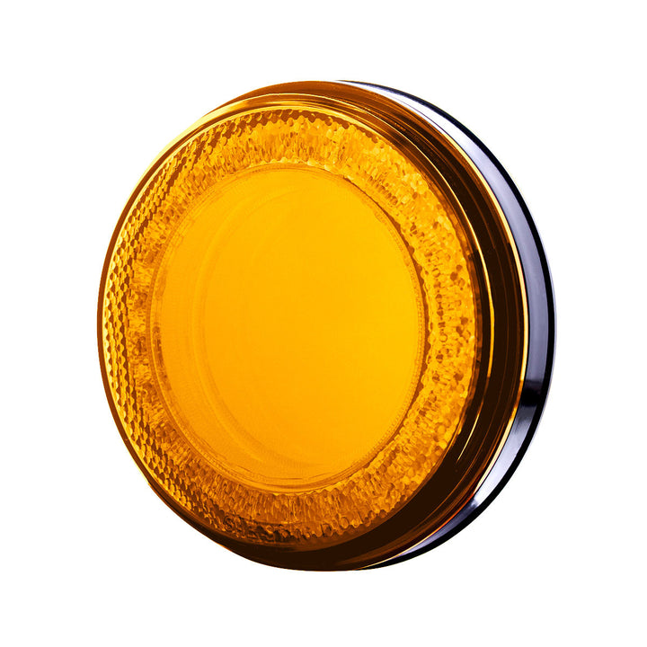 24 LED 4" Mirage Light (Turn Signal) – Amber LED/Amber Lens | Semi Truck