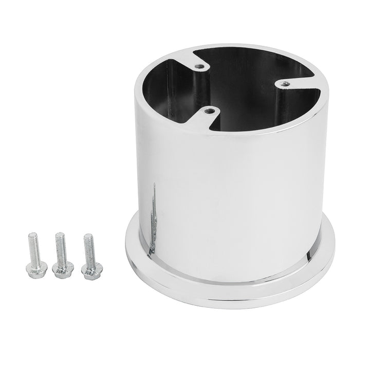 Chrome Steering Wheel Hub For 2007+ Freightliners | Semi Truck