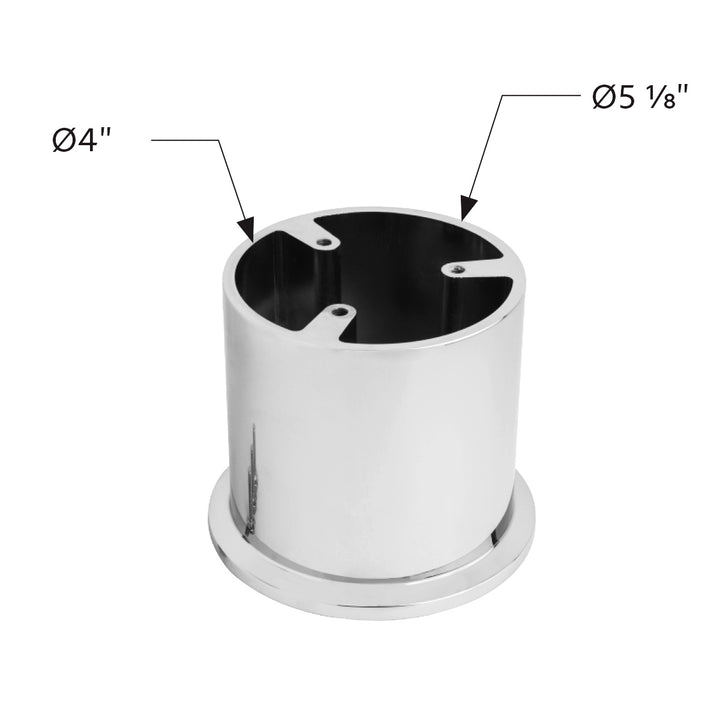 Chrome Steering Wheel Hub For 2007+ Freightliners | Semi Truck