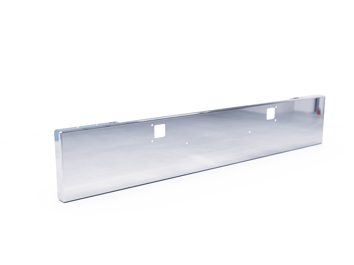 Kenworth W900L Extended Hood Set Back Axle Bumper (Step + Tow Holes)