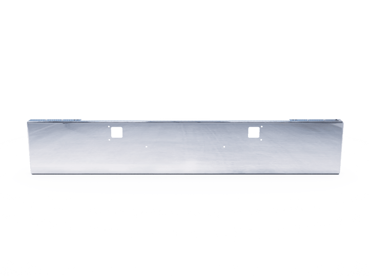 Kenworth W900L Extended Hood Set Back Axle Bumper (Step + Tow Holes)