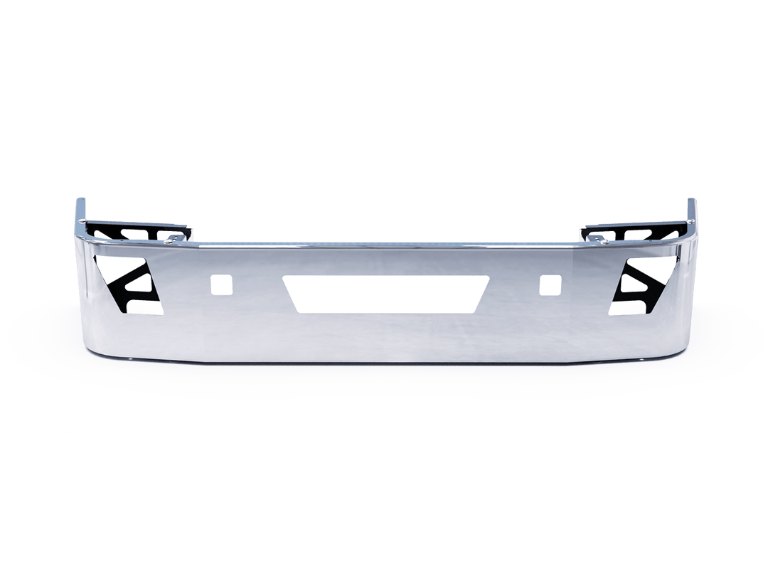 2012-2018 Volvo VNL/640/630/670/780 Set Back Axle Bumper (Light + Step + Tow Holes)